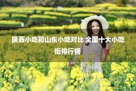 陕西小吃和山东小吃对比 全国十大小吃街排行榜