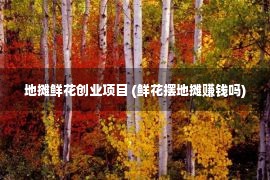 地摊鲜花创业项目 (鲜花摆地摊赚钱吗)