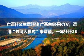 广西什么生意赚钱 广西东家开KTV，运用“共同人模式”来营销，一年狂赚280万