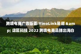 跨境电商广告版面:YinoLink易诺 & 店匠科技 2022 跨境电商品牌出海白皮书重磅发布！