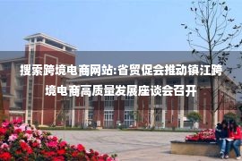 搜索跨境电商网站:省贸促会推动镇江跨境电商高质量发展座谈会召开