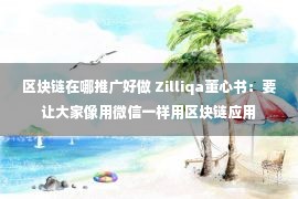 区块链在哪推广好做 Zilliqa董心书：要让大家像用微信一样用区块链应用