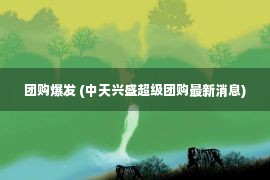 团购爆发 (中天兴盛超级团购最新消息)