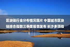 区块链行业分布情况图片 中国城市区块链综合指数三季度报告发布 长沙多项指数排名靠前