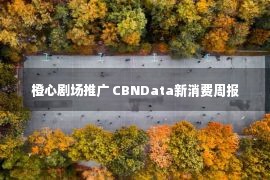 橙心剧场推广 CBNData新消费周报