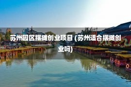 苏州园区摆摊创业项目 (苏州适合摆摊创业吗)