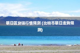 明日区块链行情预测 (比特币明日走势预测)