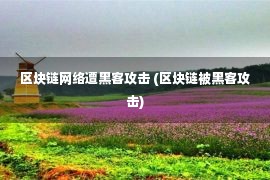 区块链网络遭黑客攻击 (区块链被黑客攻击)