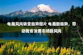 电商风向转变趋势图片 电商新趋势，带动我省消费市场新风向