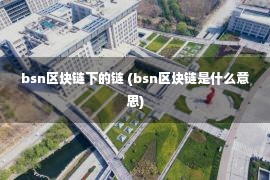 bsn区块链下的链 (bsn区块链是什么意思)