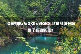 欧易排队:从OKEx到OKX 欧易品牌升级埋了哪些彩蛋？