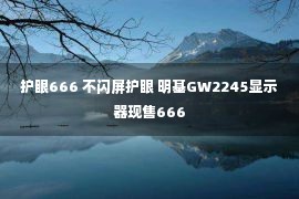 护眼666 不闪屏护眼 明基GW2245显示器现售666