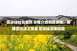 区块链红包案例 听我介绍完区块链，婶婶露出迷之笑容 区块链迎春特辑