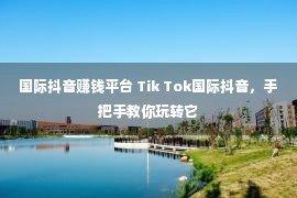 国际抖音赚钱平台 Tik Tok国际抖音，手把手教你玩转它