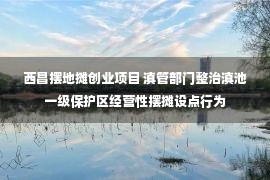 西昌摆地摊创业项目 滇管部门整治滇池一级保护区经营性摆摊设点行为