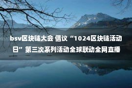 bsv区块链大会 倡议“1024区块链活动日”第三次系列活动全球联动全网直播21个分会场同步举行圆满落幕