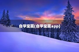 自学宝藏(自学宝藏app)