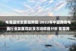 电商最终发展趋势图:2022年中国跨境电商行业发展现状及市场规模分析 我国跨境电商规模逆势增长【组图】