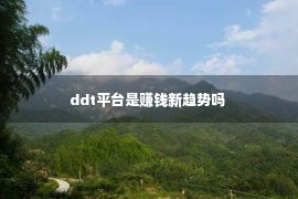 ddt平台是赚钱新趋势吗 