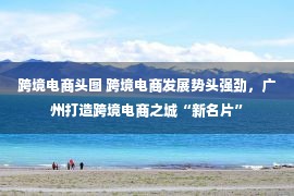 跨境电商头图 跨境电商发展势头强劲，广州打造跨境电商之城“新名片”