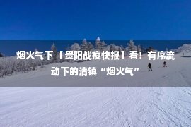 烟火气下 【贵阳战疫快报】看！有序流动下的清镇“烟火气”