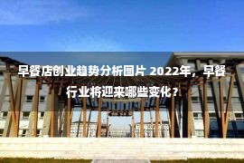 早餐店创业趋势分析图片 2022年，早餐行业将迎来哪些变化？