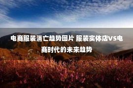 电商服装消亡趋势图片 服装实体店VS电商时代的未来趋势