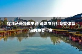 媒介还是跨境电商 跨境电商社交媒体营销的主要平台