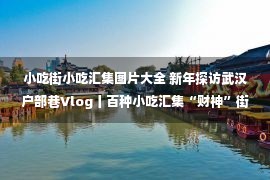 小吃街小吃汇集图片大全 新年探访武汉户部巷Vlog丨百种小吃汇集“财神”街 两小时吃遍全中国