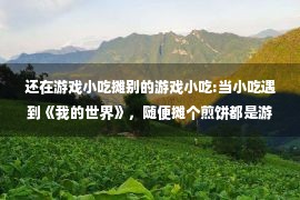 还在游戏小吃摊别的游戏小吃:当小吃遇到《我的世界》，随便摊个煎饼都是游戏人物，他们是谁