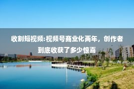 收割短视频:视频号商业化两年，创作者到底收获了多少惊喜