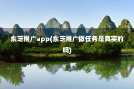 东芝推广app(东芝推广做任务是真实的吗)