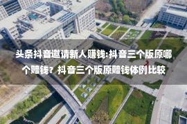 头条抖音邀请新人赚钱:抖音三个版原哪个赔钱？抖音三个版原赔钱体例比较