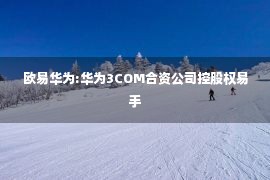 欧易华为:华为3COM合资公司控股权易手