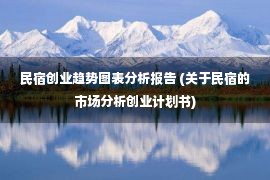 民宿创业趋势图表分析报告 (关于民宿的市场分析创业计划书)