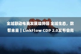 全域联动电商发展趋势图 全域生态，数智未来丨LinkFlow CDP 2.0发布会亮点回顾