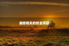 装修相关的创业项目 