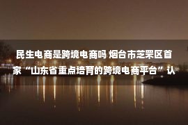 民生电商是跨境电商吗 烟台市芝罘区首家“山东省重点培育的跨境电商平台”认定成功