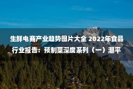 生鲜电商产业趋势图片大全 2022年食品行业报告：预制菜深度系列（一）潮平两岸阔