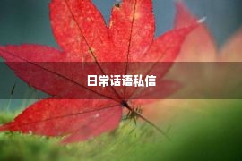 日常话语私信