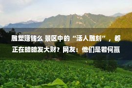 雕塑赚钱么 景区中的“活人雕刻”，都正在暗暗发大财？网友：他们是若何赢利呢