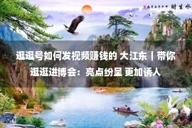 逛逛号如何发视频赚钱的 大江东︱带你逛逛进博会：亮点纷呈 更加诱人