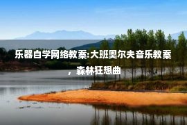 乐器自学网络教案:大班奥尔夫音乐教案，森林狂想曲