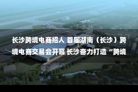 长沙跨境电商招人 首届湖南（长沙）跨境电商交易会开幕 长沙奋力打造“跨境电商第三城”