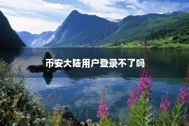 币安大陆用户登录不了吗