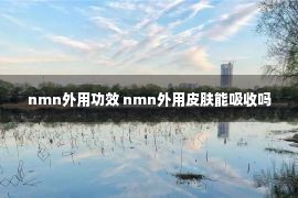 nmn外用功效 nmn外用皮肤能吸收吗