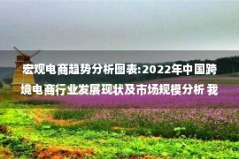 宏观电商趋势分析图表:2022年中国跨境电商行业发展现状及市场规模分析 我国跨境电商规模逆势增长【组图】