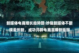 新媒体电商增长趋势图:妙趣新媒体不断摸索创新，成功开辟电商直播新版图