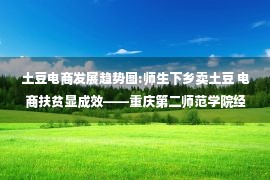 土豆电商发展趋势图:师生下乡卖土豆 电商扶贫显成效——重庆第二师范学院经济与工商管理学院暑期“三下乡”社会实践纪实 —重庆站—中国教育在线