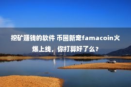 挖矿赚钱的软件 币圈新宠famacoin火爆上线，你打算好了么？